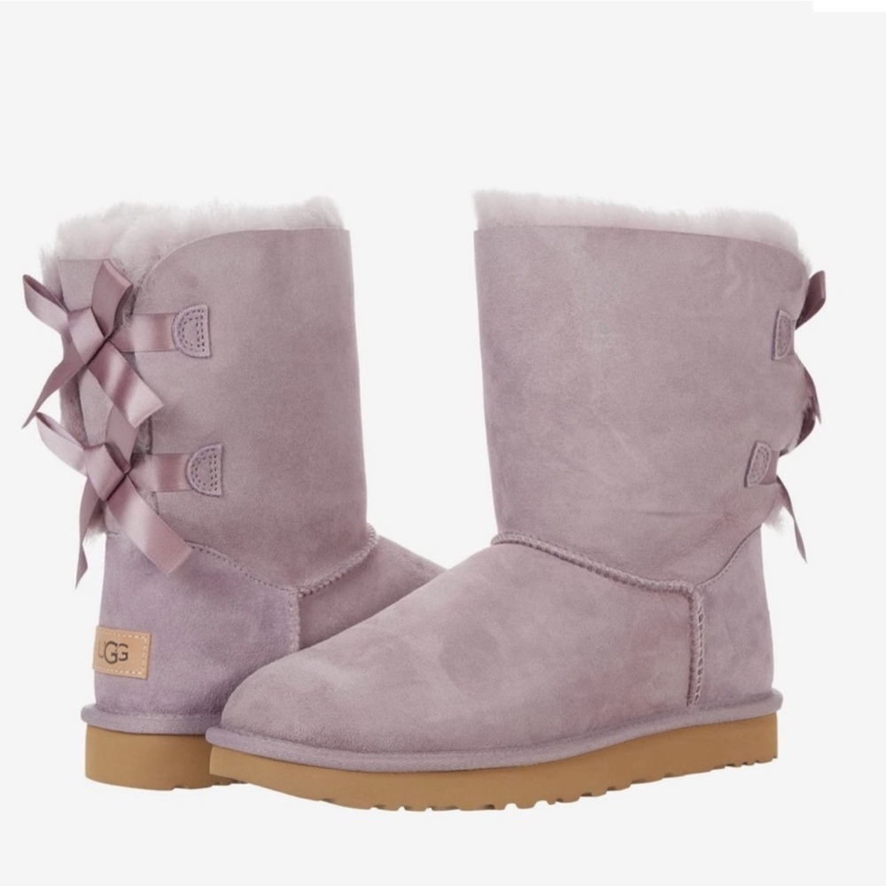 UGG Women's Bailey Bow Boots- Light Purple